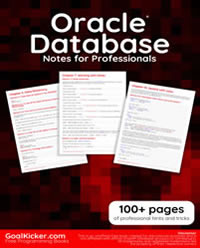 Oracle Database Notes for Professionals